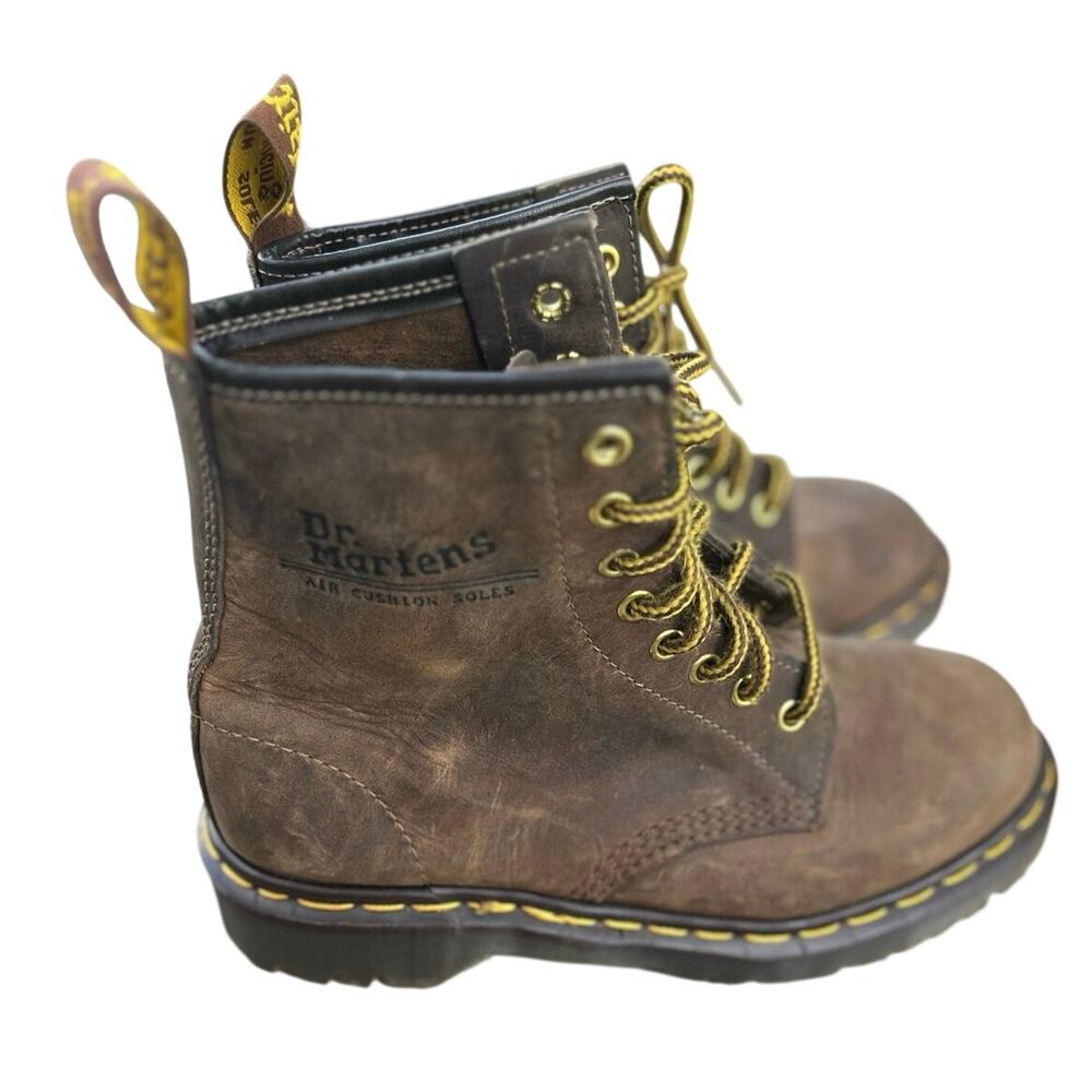 Dr.Martens 1460 Crazy Horse Leather Boots Grunge Street IndieSleaze Combat W7/M6